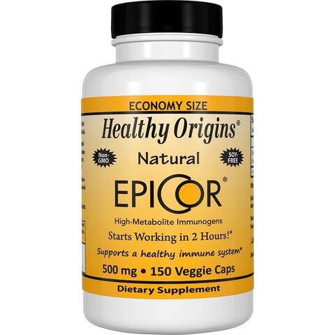 Healthy Origins EpiCor (Clinically Proven Immune Support) 500 mg (150 Veggie Capsules)