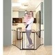 preview thumbnail 2 of 4, Dreambaby Newport Adapta Brown Metal Gate