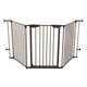 preview thumbnail 5 of 4, Dreambaby Newport Adapta Brown Metal Gate