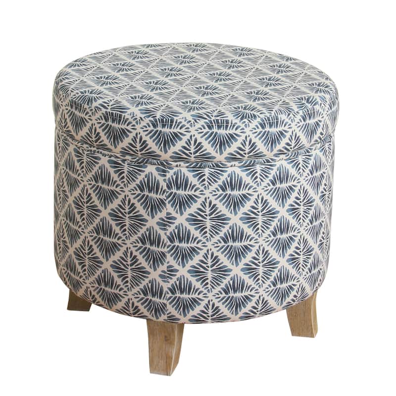 Carson Carrington Hnifsdalur Round Storage Ottoman