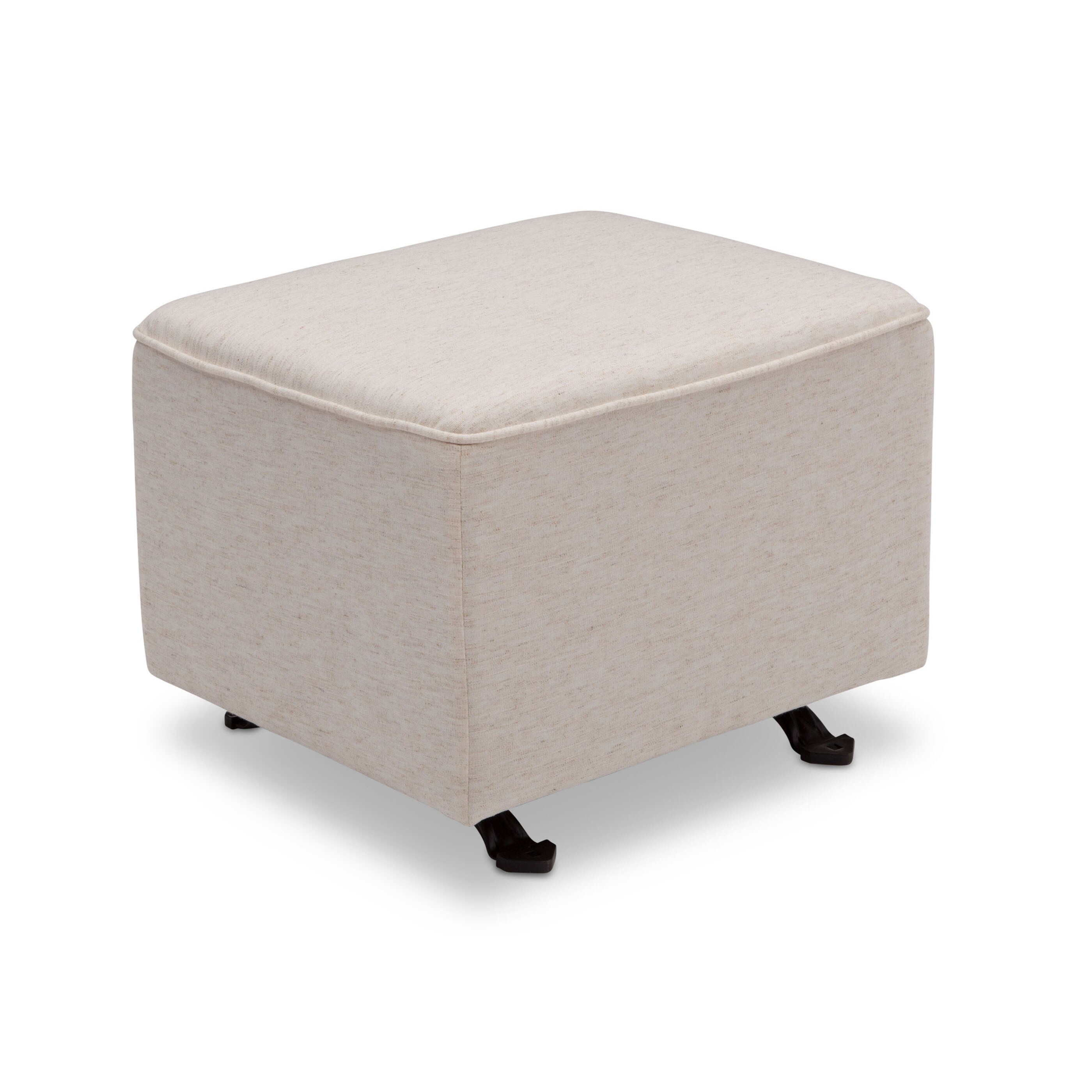 Swivel Delta Children Nursery Gliding Ottoman Emma Diamond Tufted