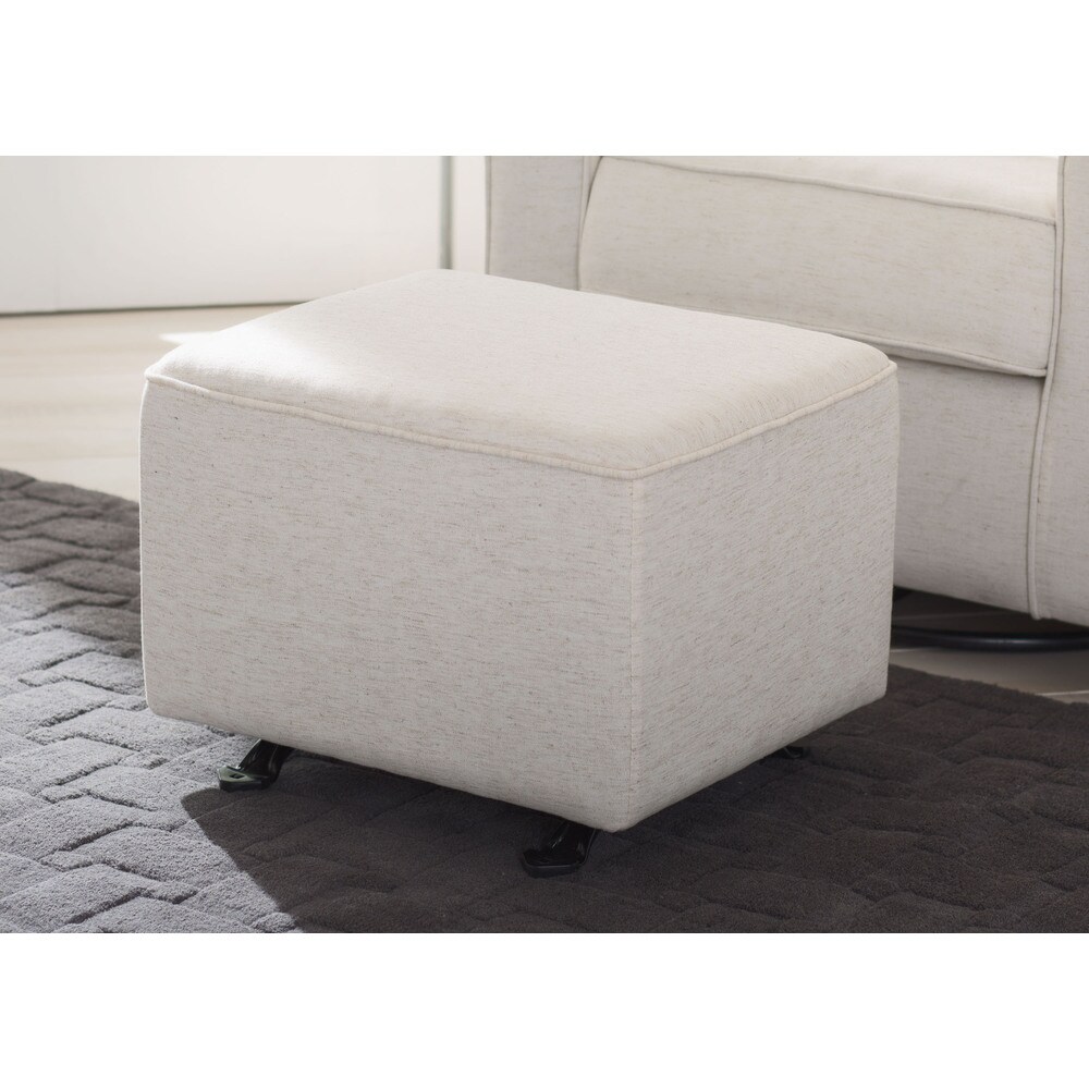 metal glider rocker with ottoman