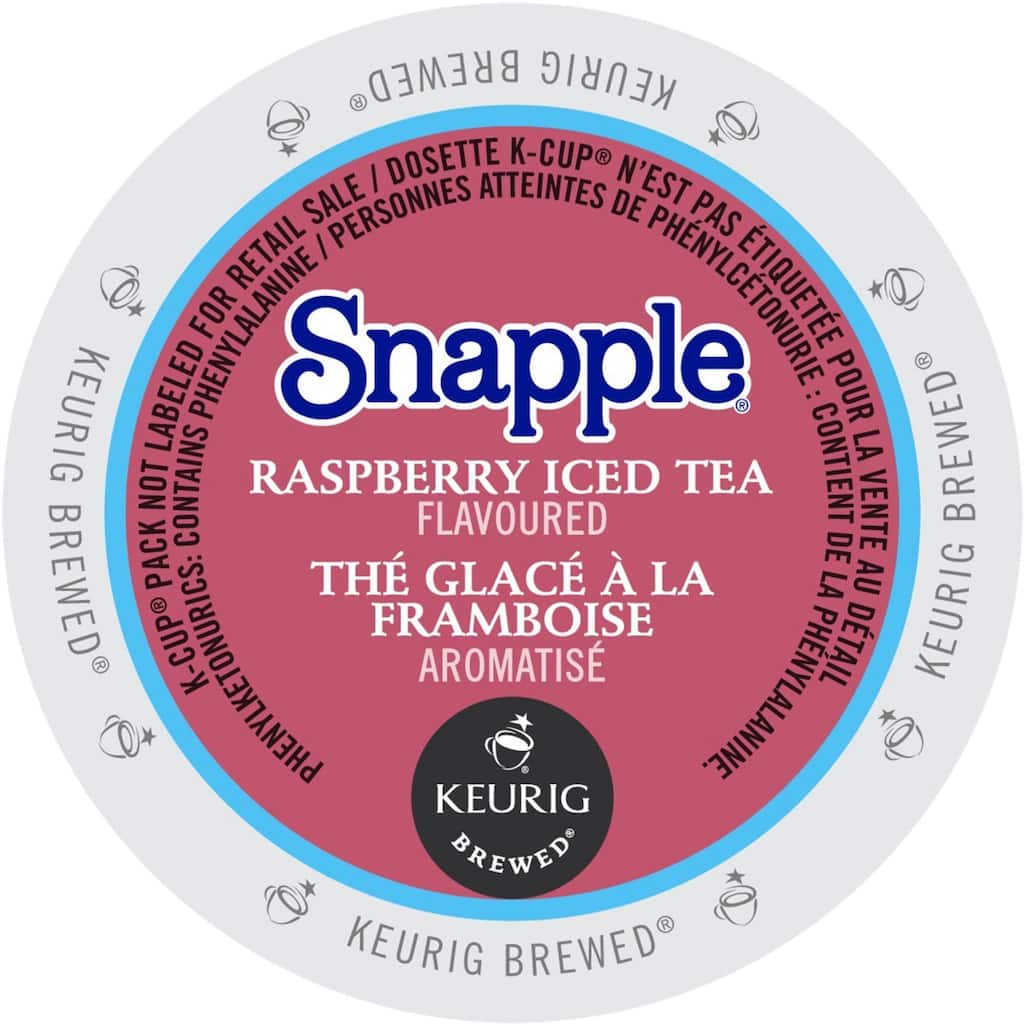Snapple Raspberry Iced Tea K-Cup Portion Pack