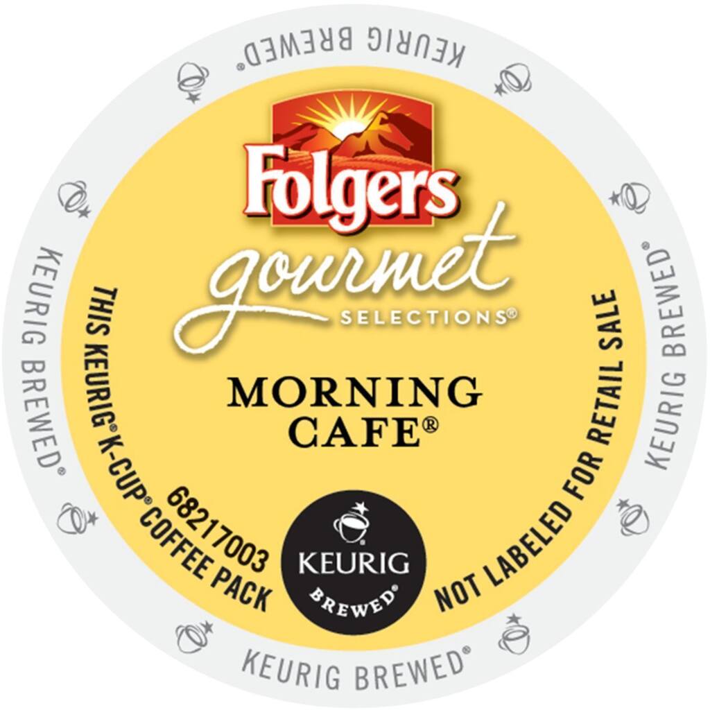 Folgers Gourmet Selections Morning Cafe Coffee K-Cup Portion Pack