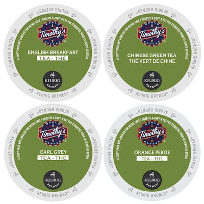 Timothy's Collection of Flavored Teas, A Combination of Classic and Herbal Teas Blended to Create Unique Flavors and Aromas