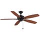 preview thumbnail 2 of 5, Fanimation Aire Deluxe 52 inch Indoor Ceiling Fan - Dark Bronze