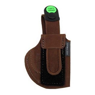 Bianchi 6D Deluxe Waistband Holster Natural Suede, Size 07, Left Hand