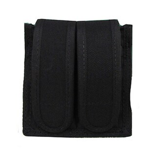 Uncle Mikes Cordura Magazine Case Universal Double Pistol -Velcro Black