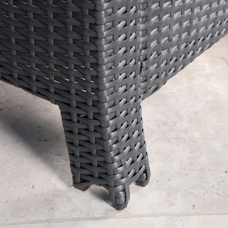 Antibes Outdoor Wicker Club Chairs (Set of 2) by Christopher Knight Home