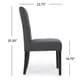 preview thumbnail 14 of 22, Gentry Tufted Fabric Dining Chair (Set of 2) by Christopher Knight Home