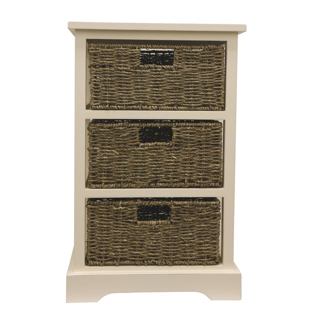 3 Basket Storage Chest