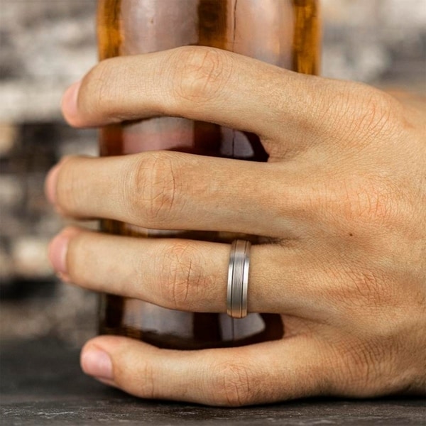mens wedding band mm