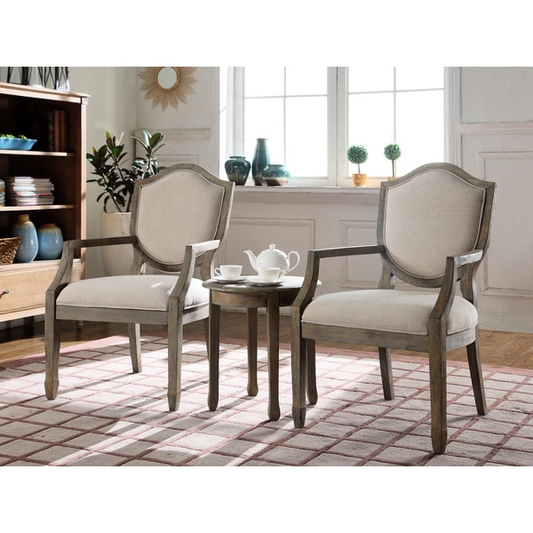 3 piece accent chair and side table set