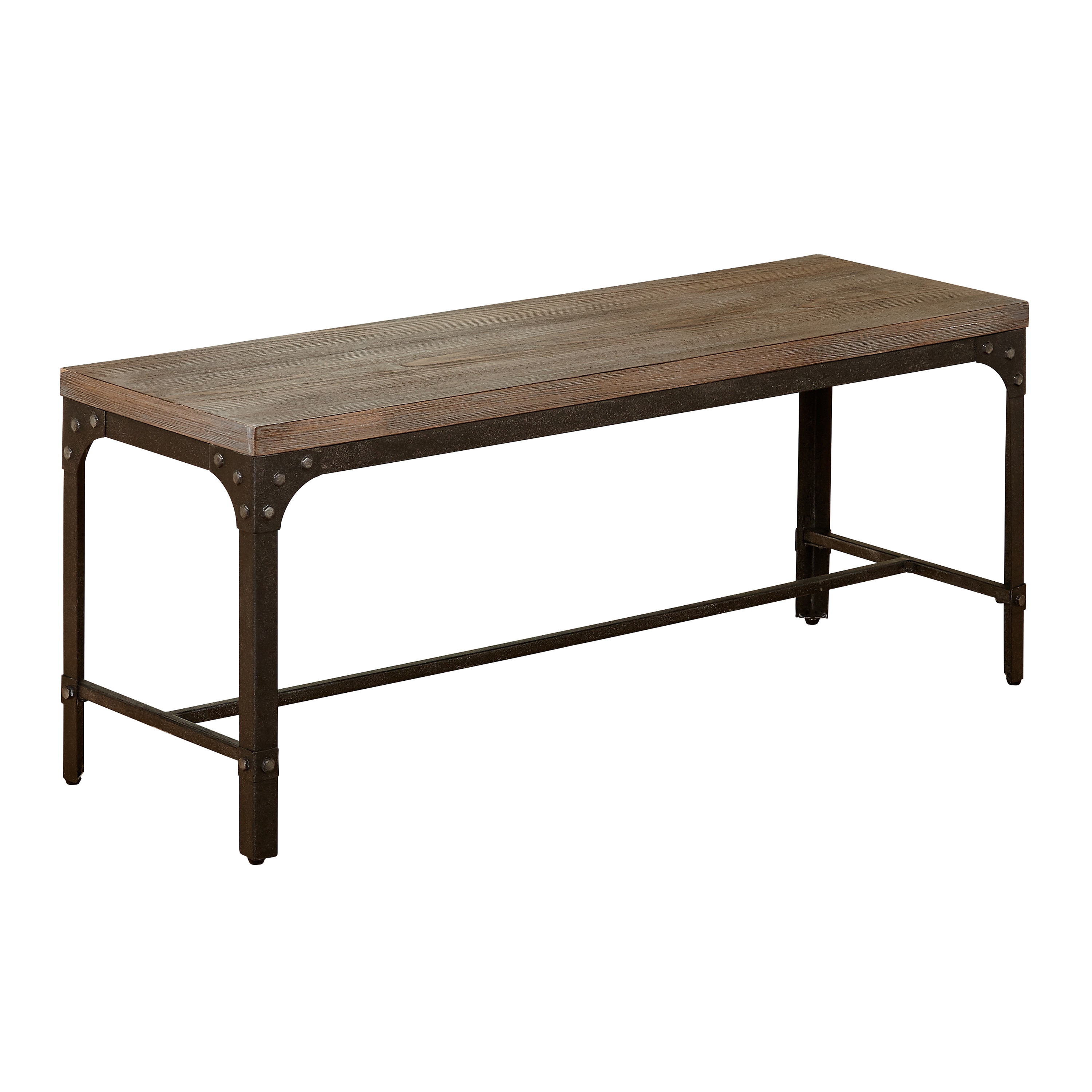 Simple Living Scholar Vintage Industrial Dining Bench - Bed Bath \u0026 Beyond -  14227302, image size:3000x3000