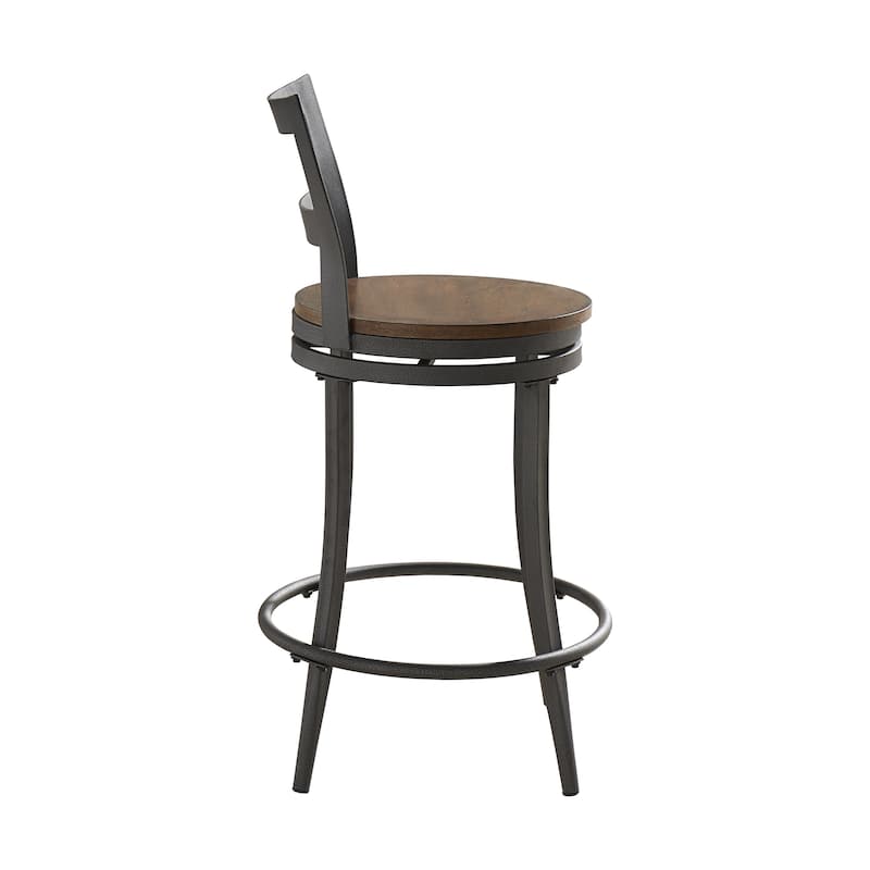 Thompson Counter Height Swivel Stools (Set of 2) by iNSPIRE Q Classic