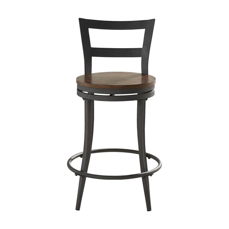 Thompson Counter Height Swivel Stools (Set of 2) by iNSPIRE Q Classic