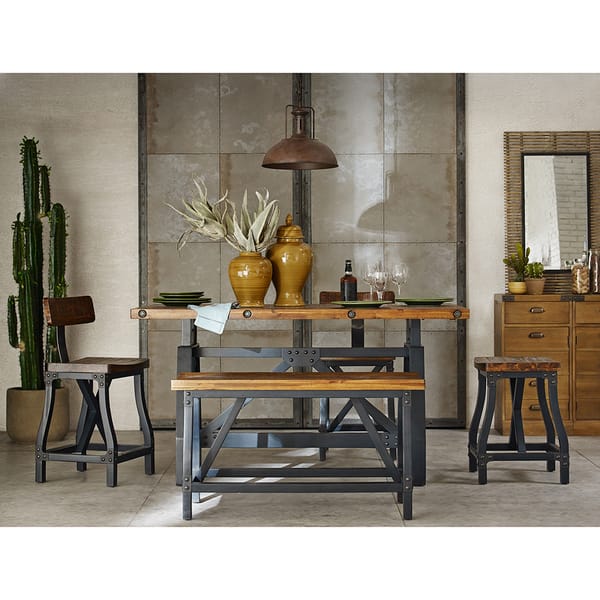 slide 2 of 7, INK+IVY Lancaster Dining/Gathering Table - Amber