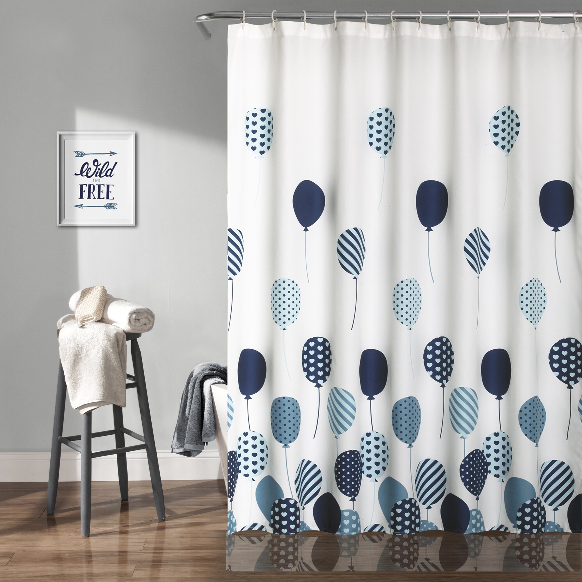 Blow Dryer Monkey Shower Curtain - On Sale - Bed Bath & Beyond