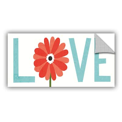 ArtAppealz Michael Mullan's Seaside Bouquet Love, Removable Wall Art Mural