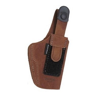 Bianchi 6D Deluxe Waistband Holster Natural Suede, Size 07, Right Hand