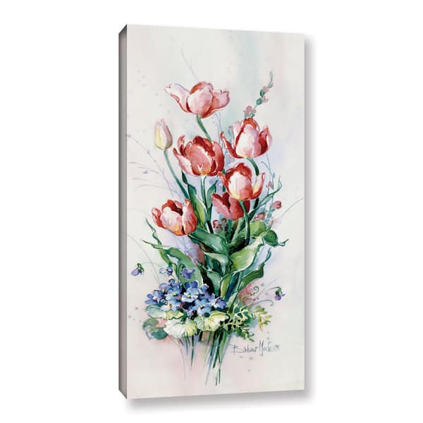 Barbara Mock's Spring Tulips, Gallery Wrapped Canvas - Bed Bath ...