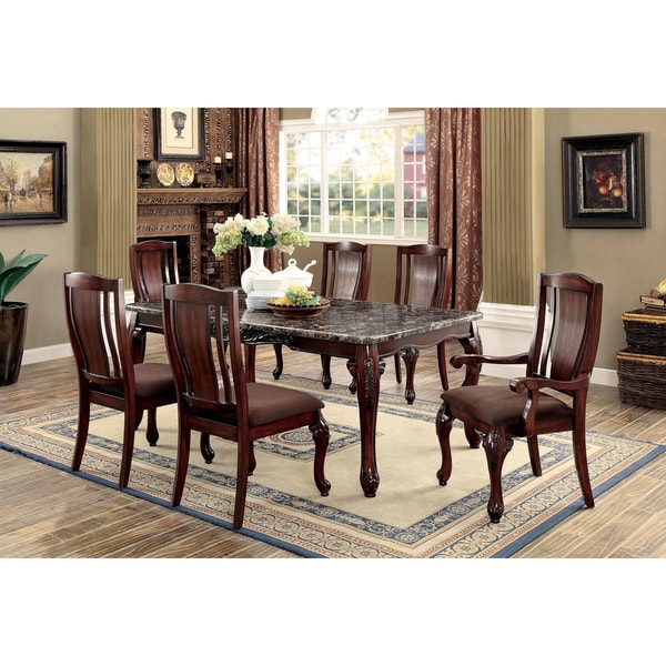 cherry brown dining table