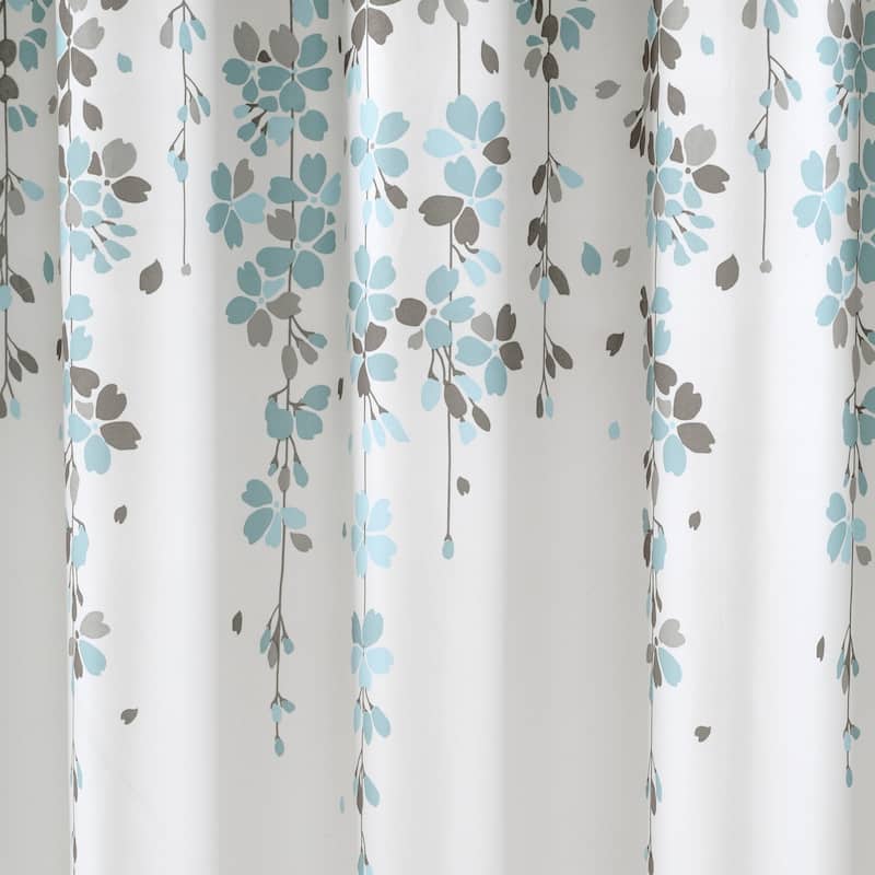 Lush Decor Weeping Flower Shower Curtain
