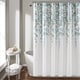preview thumbnail 15 of 37, Lush Decor Weeping Flower Shower Curtain Blue & Gray