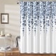 preview thumbnail 31 of 37, Lush Decor Weeping Flower Shower Curtain Navy & Blue
