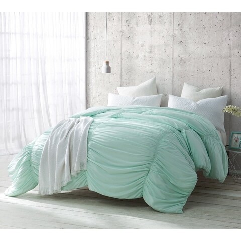 BYB Hint of Mint Waves Handcrafted Series Comforter (Shams Not Included)