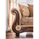 preview thumbnail 5 of 7, Traditional Tan Chenille Upholstered Rolled Arms Sofa by Furniture of America