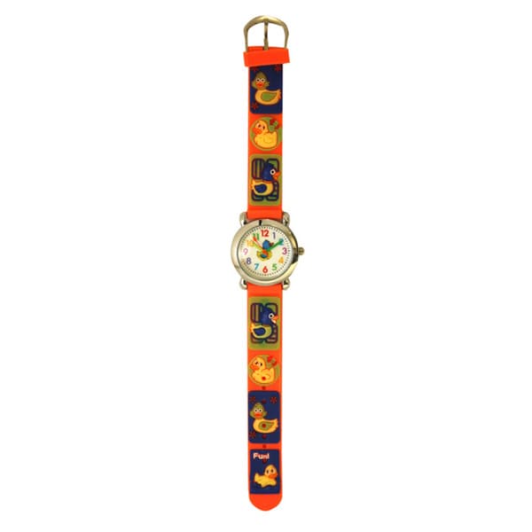 Olivia Pratt Kids' Fun Ducks Silicone Watch