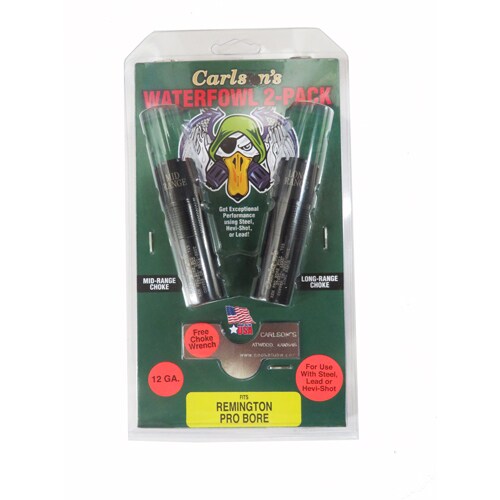 Carlsons Remington Pro Bore Choke Tube 12 Gauge, Waterfowl, 2 Pack