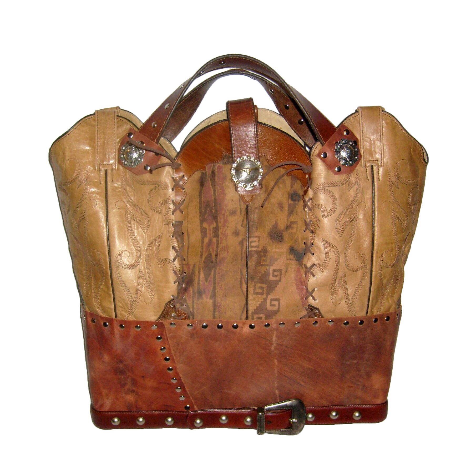 Shop Cowboy Boot Oversized Tote/ Laptop Bag - Free ...