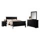 preview thumbnail 6 of 4, Acme Furniture Louis Philippe Black 4-Piece Sleigh Bedroom Set