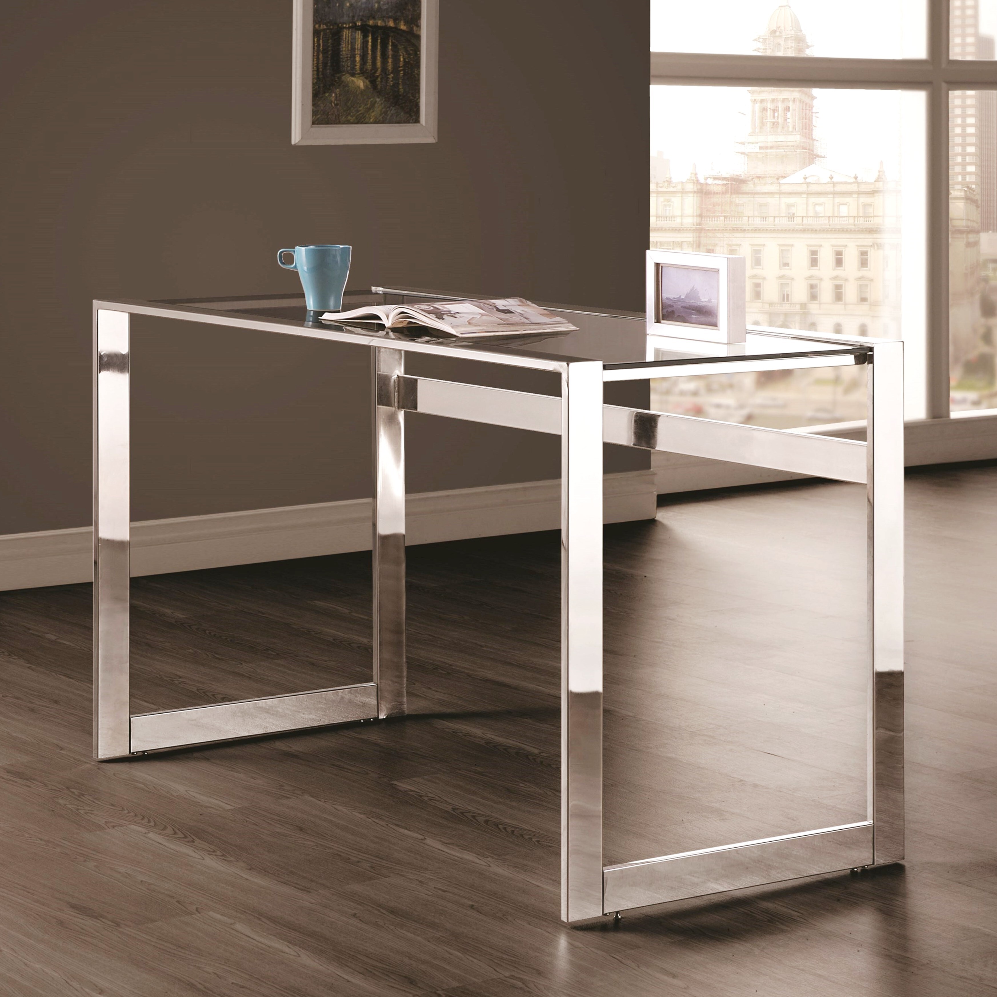 overstock glass desk