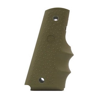 Hogue Colt Government Rubber Grip with Finger Grooves Flat Dark Earth