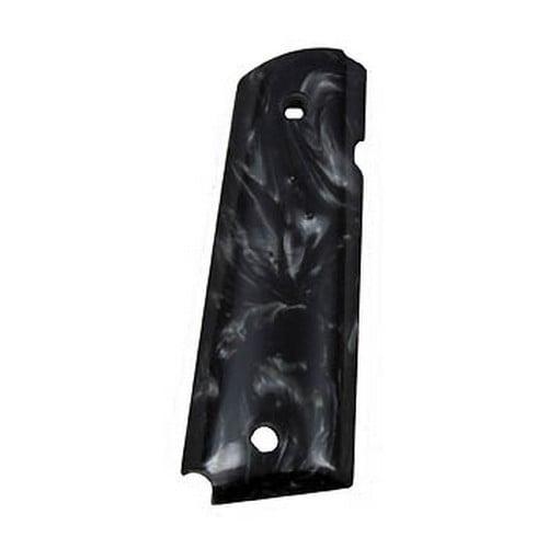 Hogue Colt Government Ambidextrous Safety Cut, Polymer Grip Panels Black Pearl