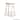 POLYWOOD Contempo 24" Saddle Counter Stool