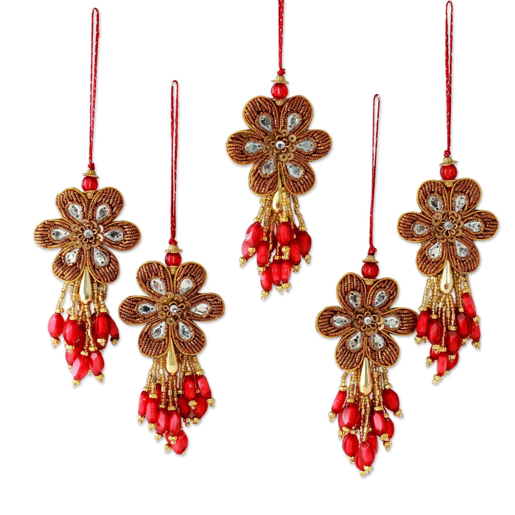 beaded ornaments