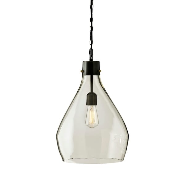 Grey Glass Pendant Light avalbane gray glass pendant light