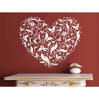Real Love Heart Deco Sticker, 01 Red Heart