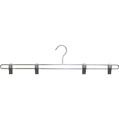 Chrome Bottom Hanger with 4 Adjustable Clips