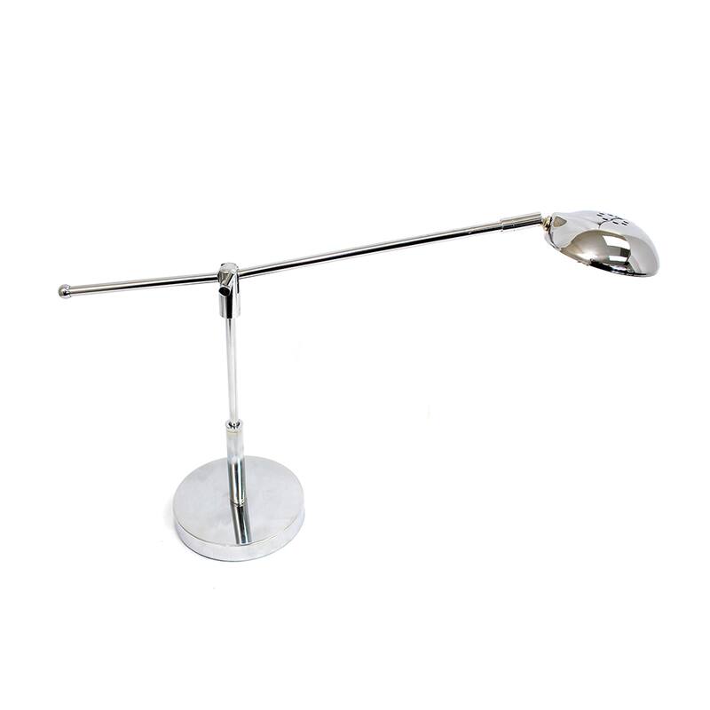 Simple Designs 3W Balance Arm LED Desk Lamp with Swivel Head - Silver