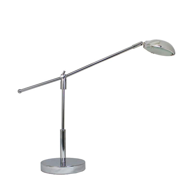 Simple Designs 3W Balance Arm LED Desk Lamp with Swivel Head - Silver