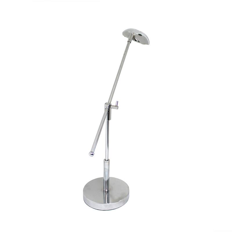 Simple Designs 3W Balance Arm LED Desk Lamp with Swivel Head - Silver