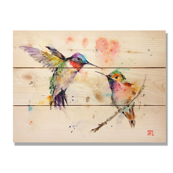 Love Birds 11x15 Indoor/Outdoor Full Color Wall Art