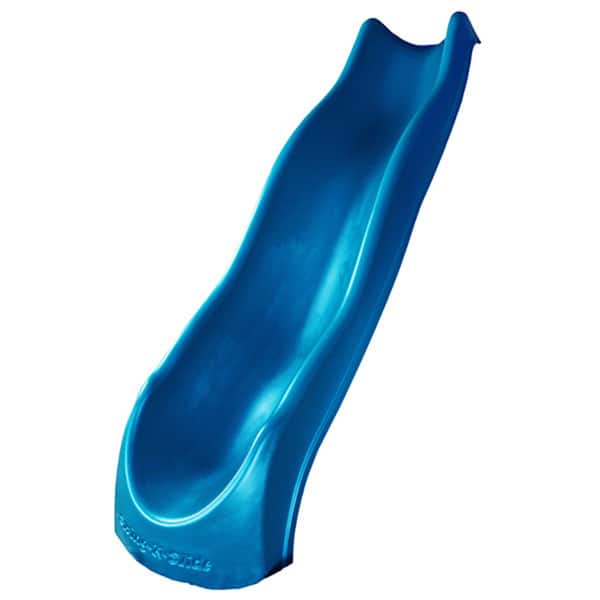 Swing-N-Slide Blue Super Speedwave Slide - Mounts to 5' - 5'6" Platform - 119" L x 28" W x 15" H