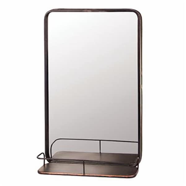 Bronze Metal Mirror With Shelf Antique Free Shipping Bronze Metal Mirror With Shelf Antique