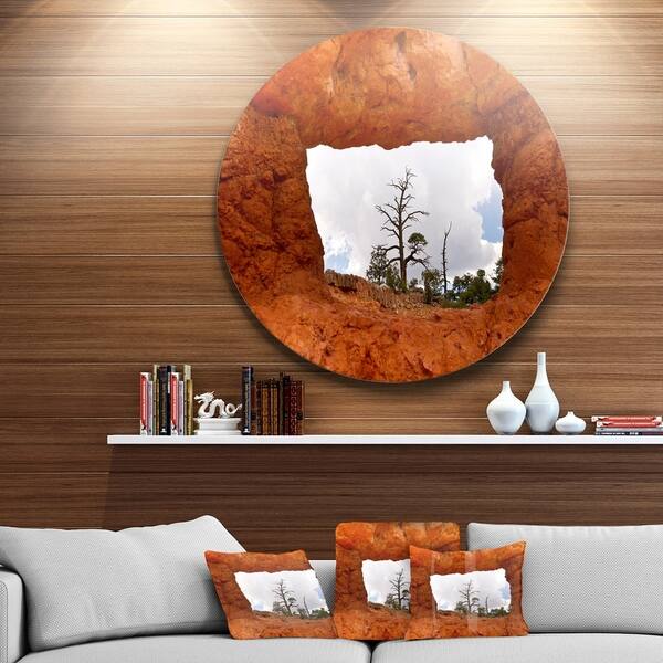 Designart Sky Through Red Canyon Window Contemporary Designart Sky Through Red Canyon Window Contemporary